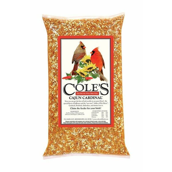 Coles Wild Bird Products Cole'S Cajun Cardinal Blend Blended Bird Seed, 5 Lb Bag CB05